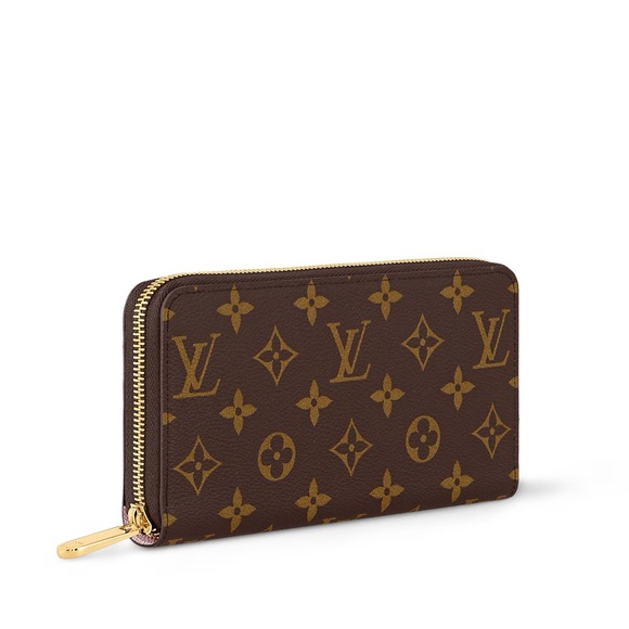 Louis Vuitton Handbags - Louis Vuitton Zippy Wallet M41894 LV monogram brown leather with pink interior